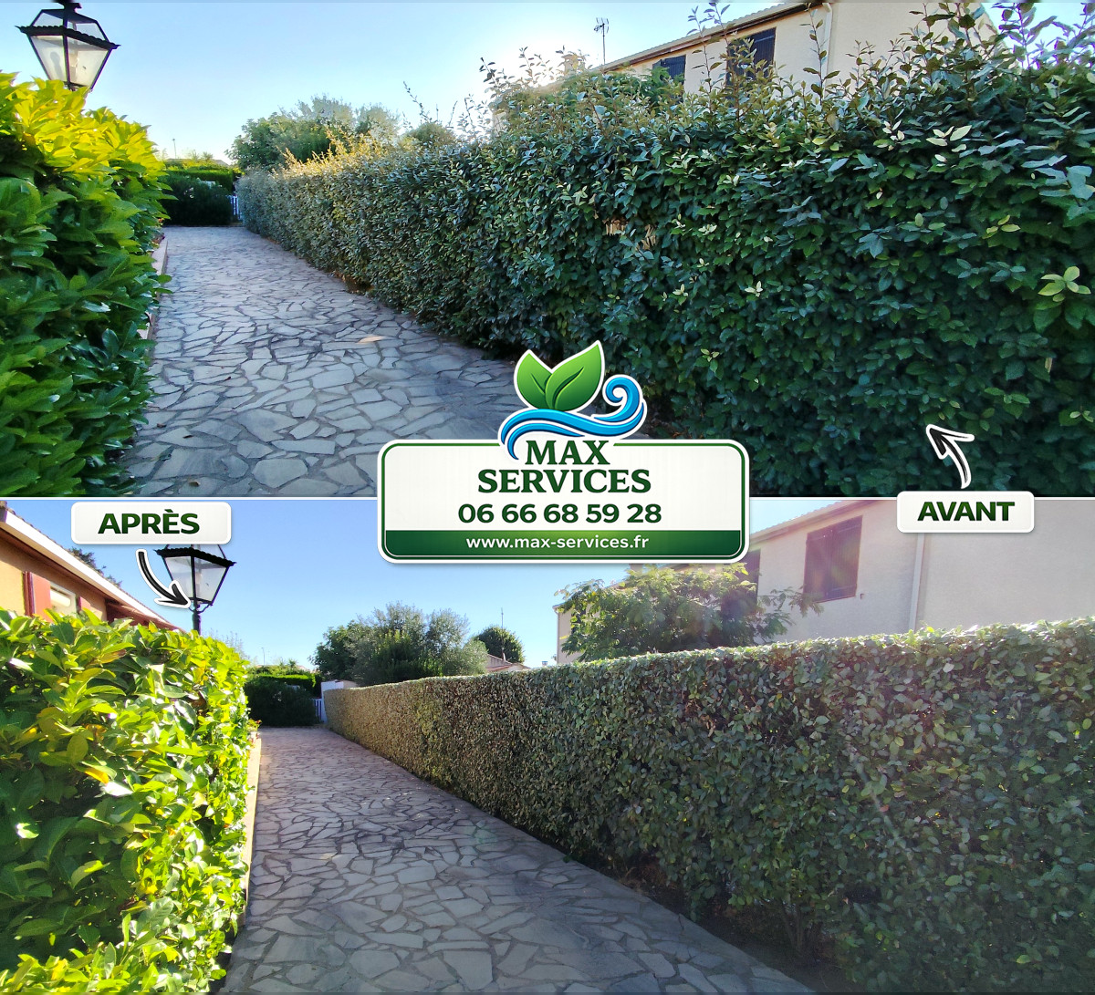 Taille de haies · Entretien espace vert · à Cazouls-lès-Béziers (34370) par Max Services