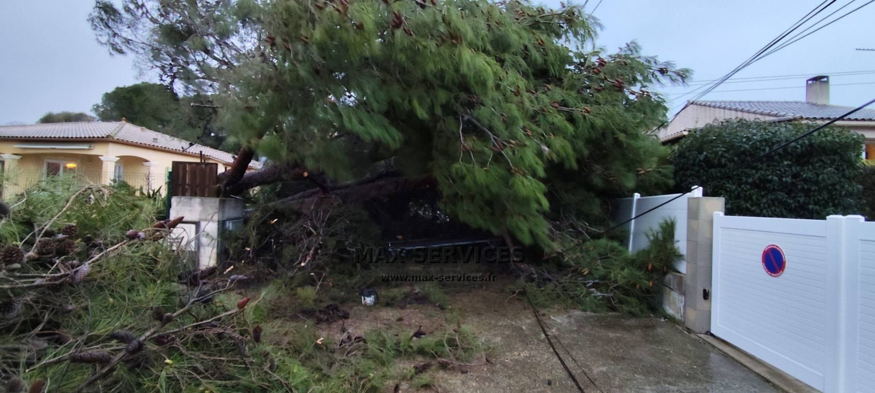 Intervention suite à la tempête Nils