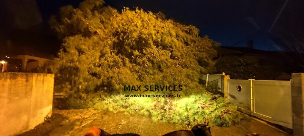 Intervention suite à la tempête Nils