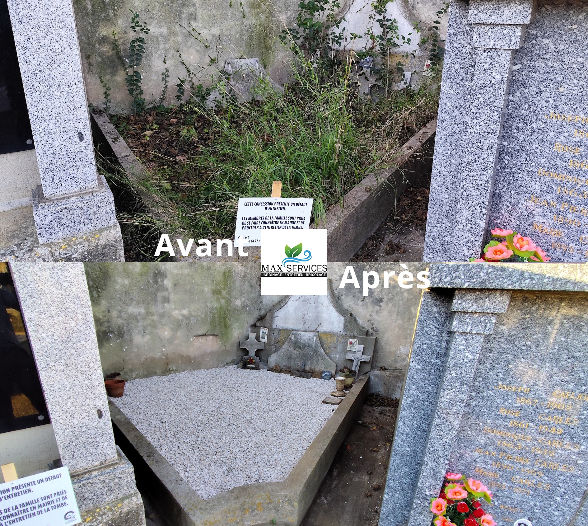 Entretien sépulture
